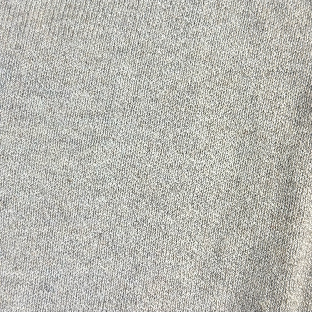 D & Co Women Cardigan Sweater VNeck Biege sz XL Stretch Ribbed Boho Indie Button - Picture 5 of 10